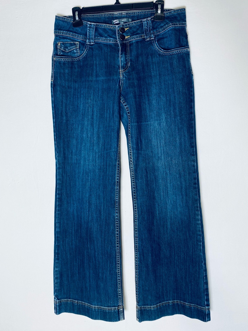 Vintage Y2K RW&CO. Rebecca Premium Low Rise Wide Leg Jeans 31
